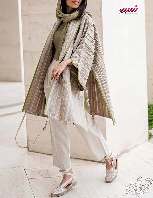 استایل تابستانی با مانتو لینن